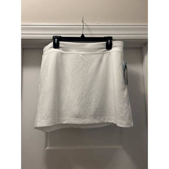 New Womens Callaway Truesculpt Opti-Dri Woven Golf Skort Size L White MSRP $70 - Picture 1 of 5